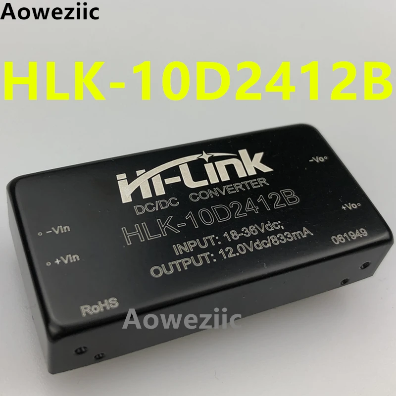 1 шт./лот HLK-10D2412B 24 В до 12 Вт конвертер постоянного/переменного тока Питание модуль