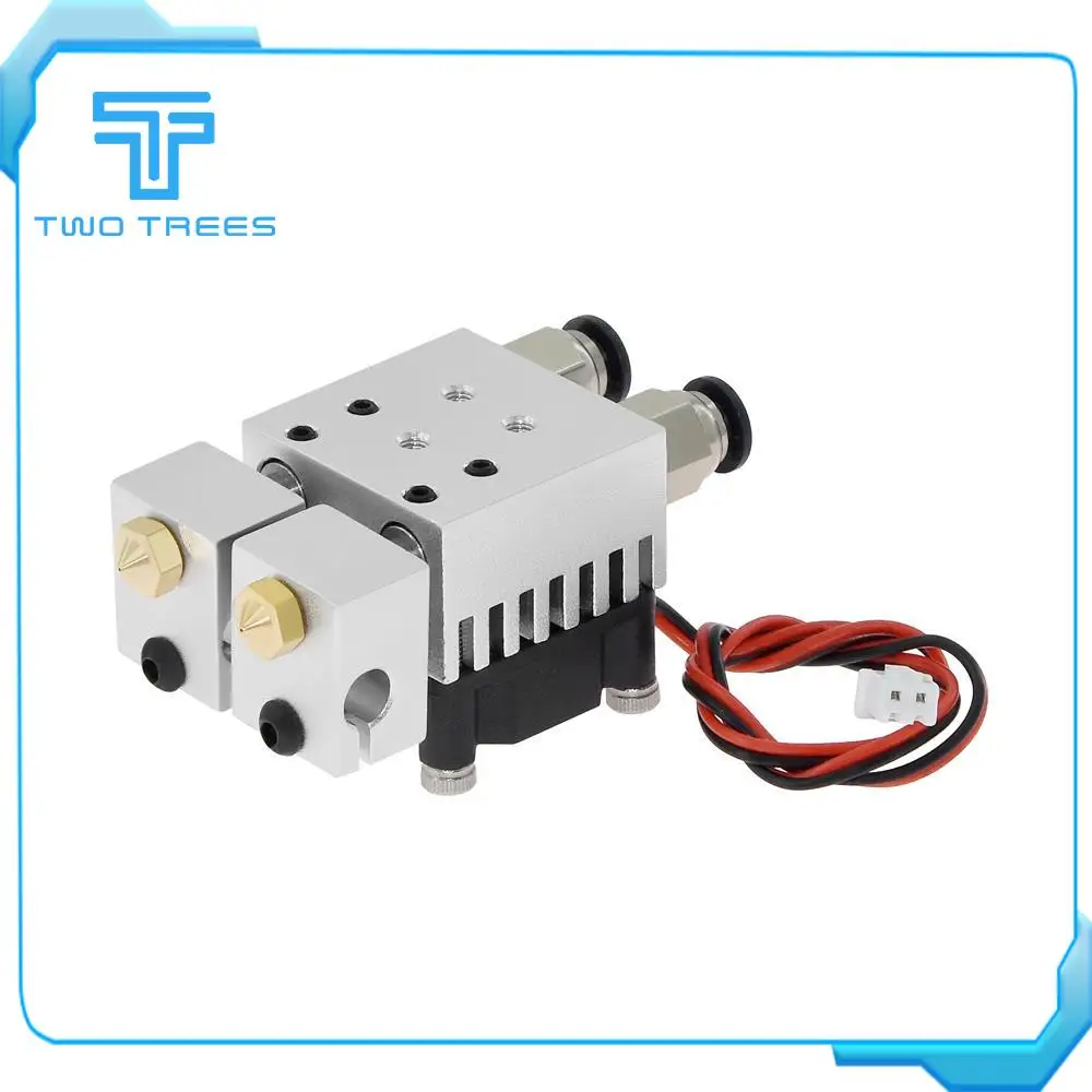 3D Chimera Hotend комплект 2 в из экструдера мульти экструзия все металлические V6 двойной