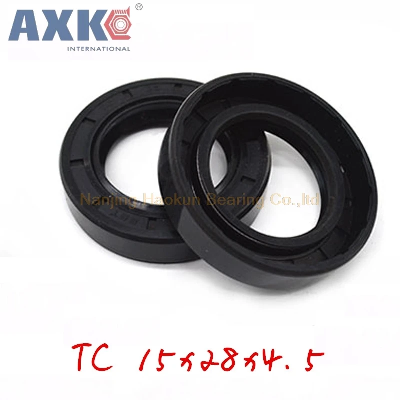

10 шт. AXK 15x28x4,5 TC15x28x4.5 NBR каркасный масляный уплотнитель AXK высококачественное уплотнение 15*28*4.5 дюймов