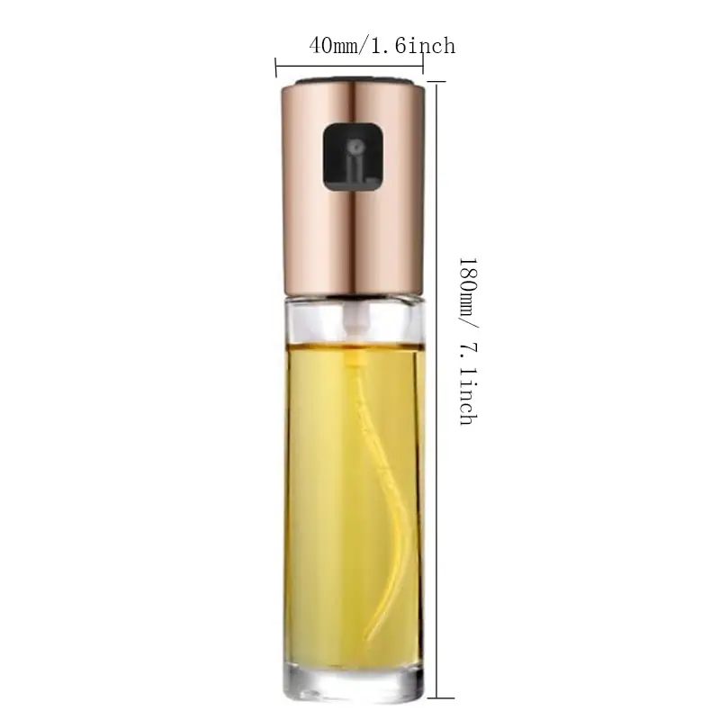 

100/200/300ml Baking Cook Oil Spray Empty Bottle Vinegar Bottle Oil Dispenser Cooking Tool Salad BBQ Cooking Glass Oil sprayer