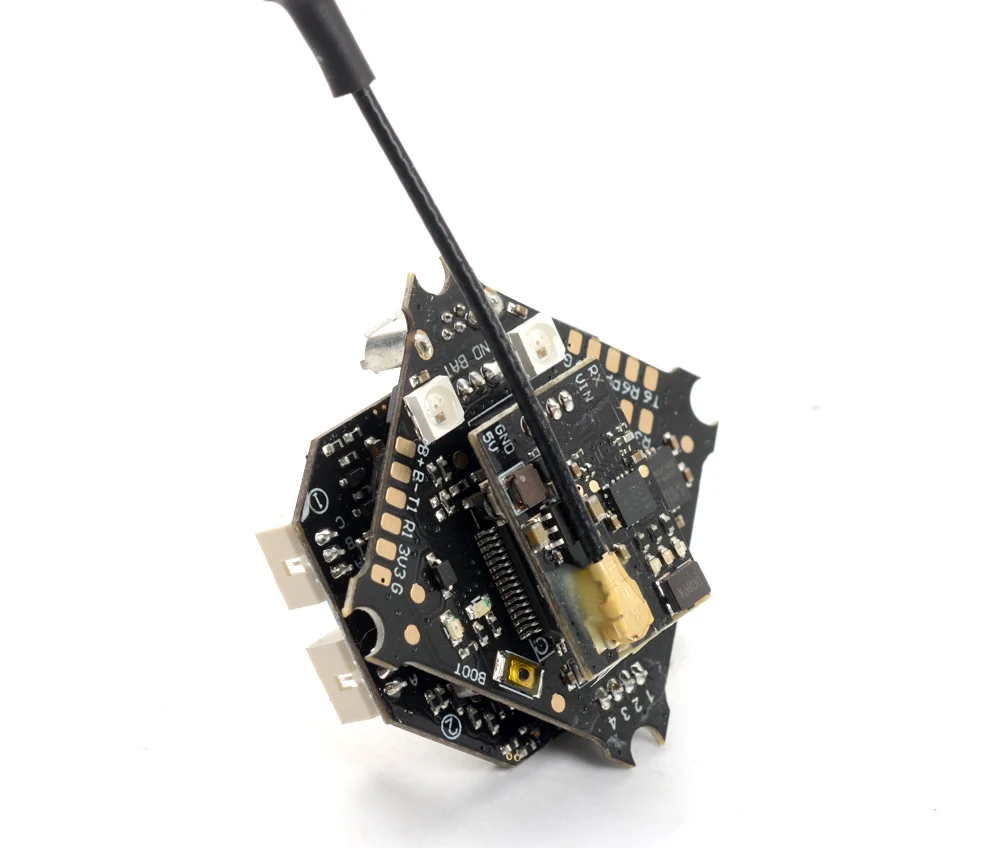 Бесщеточный контроллер полета 2S F4 FC ESC OSD Smart Audio (без RX) с кабелем XT30 для