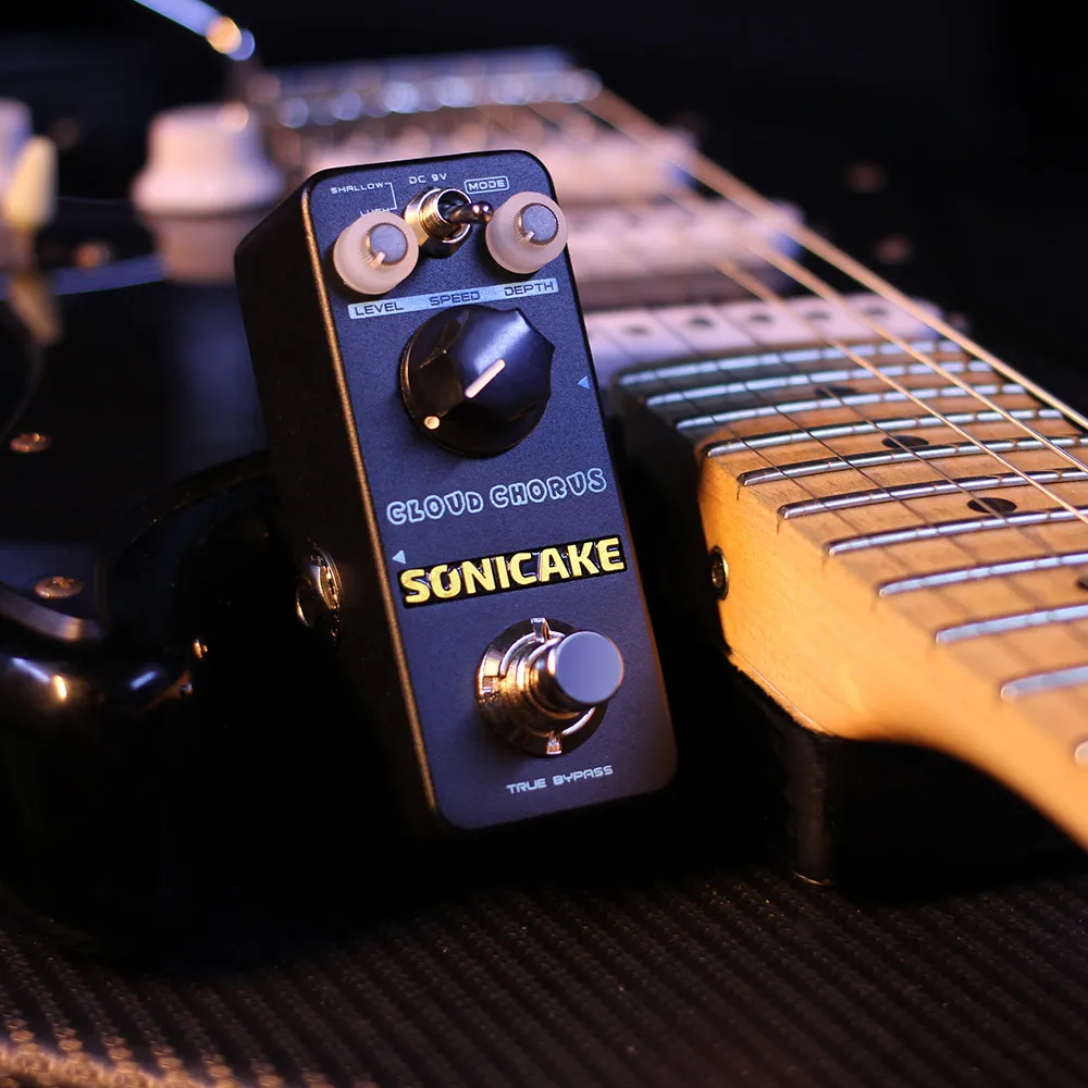 SONICAKE Cloud Chorus Guitar педаль эффектов Классический bbd-стиль аналоговый Хор ЗВУК гитары патч-кабель в комплекте QSS-04