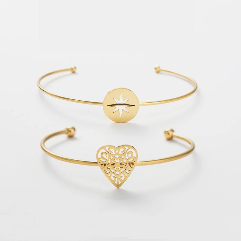 

Браслет из титановой стали Manstar, модный кружевной браслет с отверстиями для влюбленных