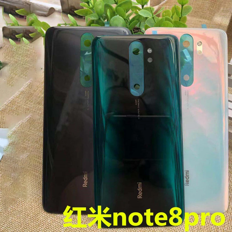 

For Xiaomi Redmi Note 8 Pro original glass back cover original rear shell battery cover