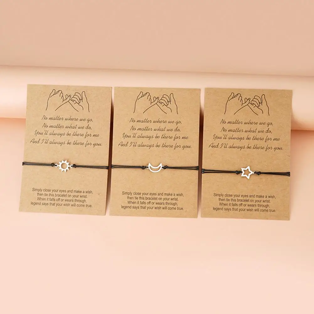 Браслеты дружбы для женщин и девушек простые цепочка веревка ручной работы