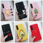 Чехол для Samsung Galaxy A7 2018 A750F, силиконовая Мягкая задняя крышка с мультяшным сердцем для пары, для Galaxy a750 a7 2018, чехол с котом