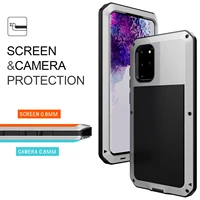 for samsung galaxy s20 ultras20 plus 5g cases armor aluminum metal soft silicone back cover full protection outdoor shockproof