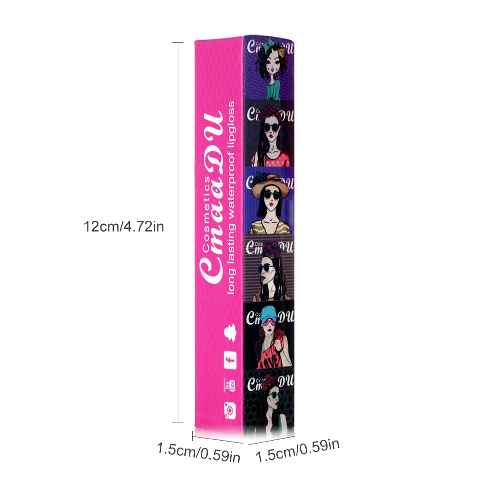 

10 Colors Liquid Lip Gloss Long-Lasting Pigmented Sparkling Lipstick Lip Makeup Gift for Friends Girlfriend Honey Lip Balm