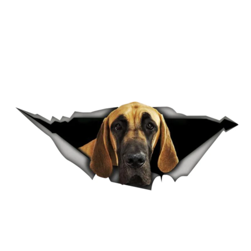 

Funny Great Dane 3D Pet Car Sticker Car Accessories Vinyl Decal Cover Scratches Waterproof PVC 13cm X 5cm