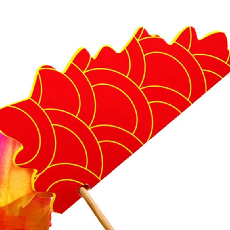 

4pcs 3D Chinese New Year Dragon Garland Hanging Decoration Art Crafts for Spring Festival