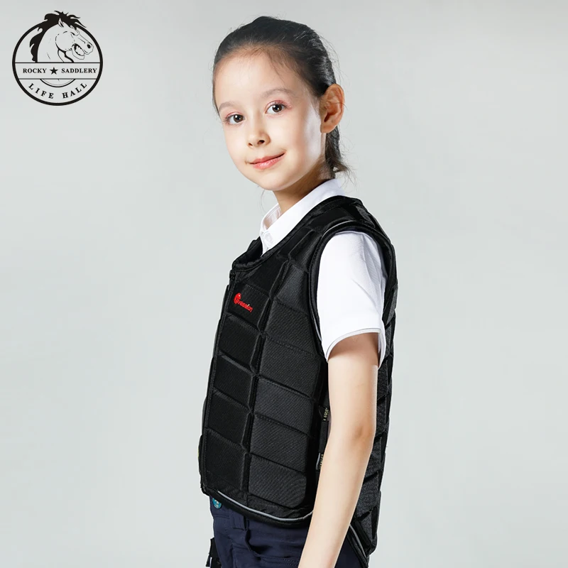 

riding vest Eva thick protective vest kids outdoor safety horse riding equestrian vest Children's equestrian equipment