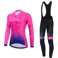 miloto autumn spring long sleeve women cycling clothing mtb team jersey bike riding suit breathable bicycle ladies sportswear
