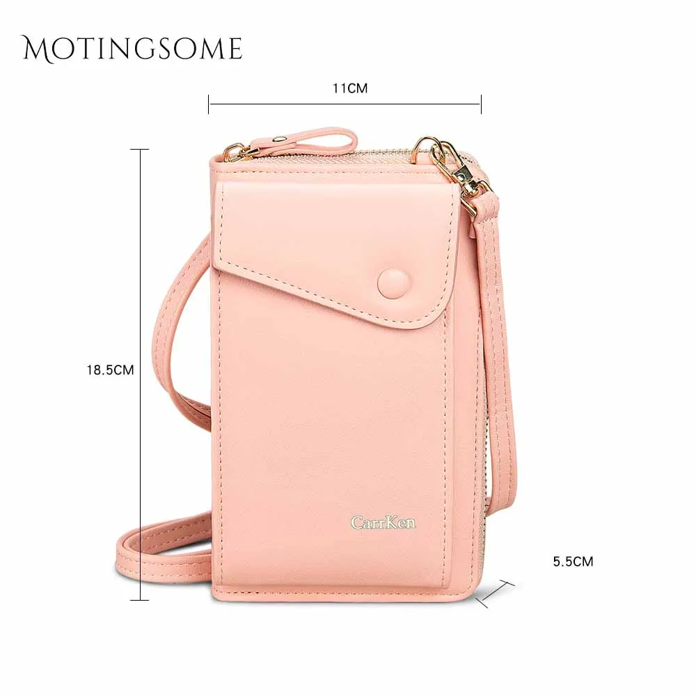 Стильные женские кошельки из искусственной кожи с двойным карманом сумка на