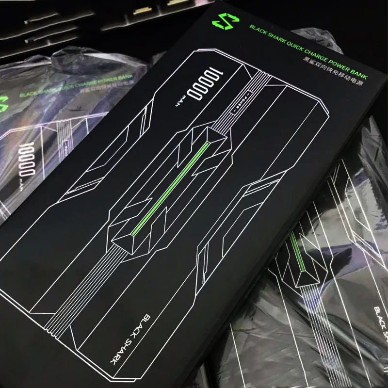 Xiaomi Black Shark 10000 мАч Внешний аккумулятор большой емкости 18 Вт Быстрая зарядка внешний аккумулятор банк питания двойное направление Быстрая зарядка