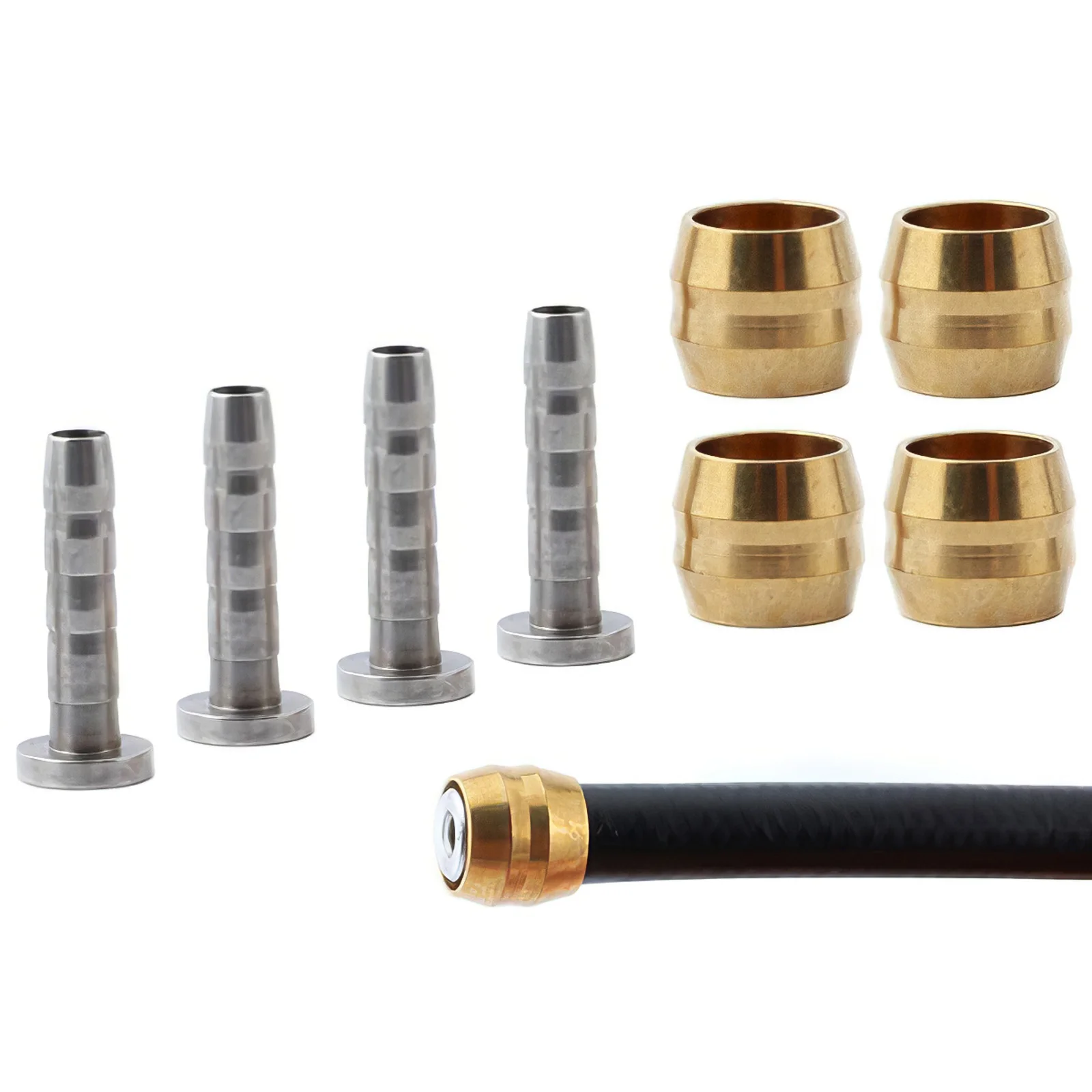 

10 шт., насадки для велосипедных тормозных трубок, игла для масла, оливковая головка для Shimano M315, M355, M445, M615, быстрая установка, детали гидравлич...