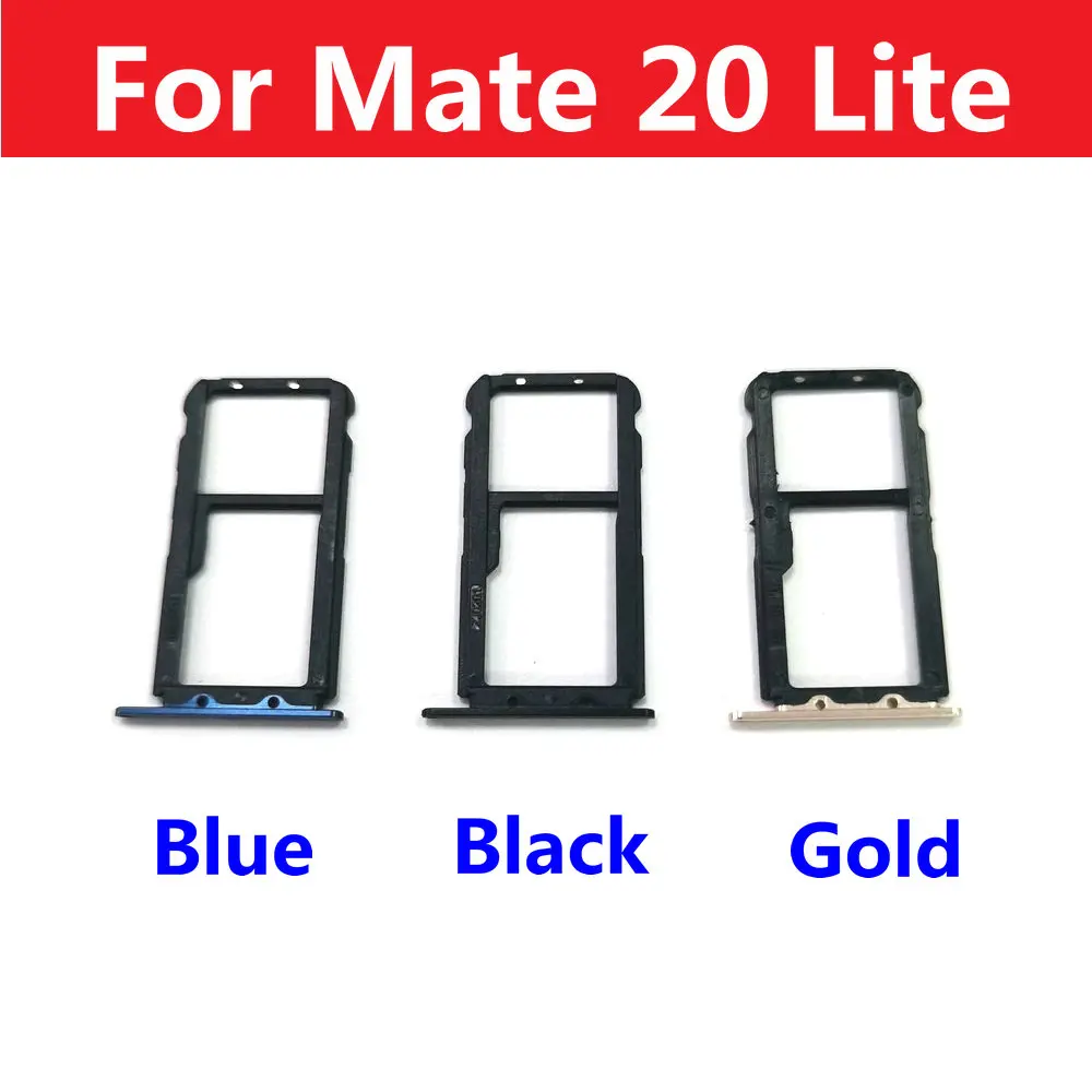 

Original Sim Tray Holder For Huawei Mate 20 Lite SIM Card Tray Slot Holder Adapter Socket Repair Parts