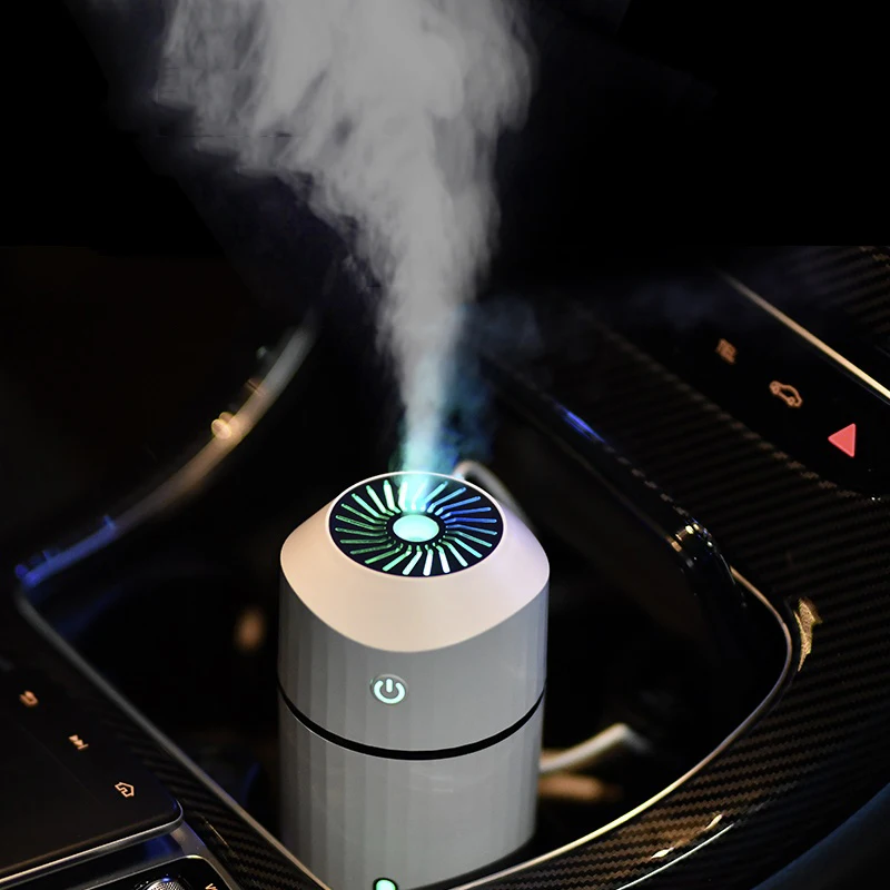 

Humidifier Aromatherapy Diffuser with LED Lamp Cool Mist Adjustable Brightness Mist Mode Humidifier for Car Home Desk Office