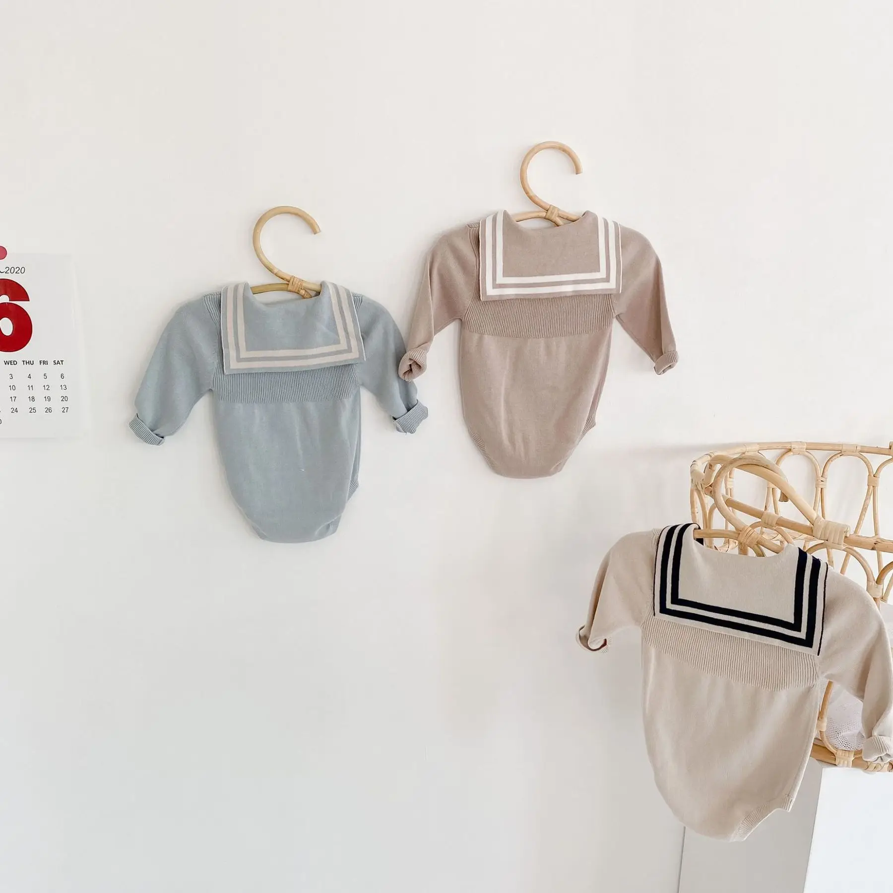 Koodykids 2021 на осень для маленьких девочек Вязание боди трикотажные ползунки Одежда