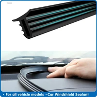 ueeshop 160cm63 inch universal sealing windshield sealing board soundproof automobile rubber strip instrument panel seal strip