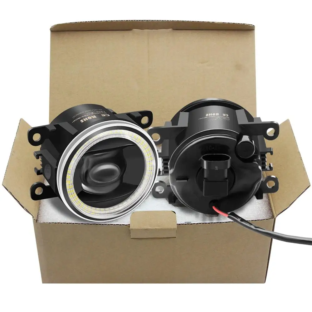 2 X Автомобильные противотуманные фары светодиодные дневные ходовые огни Angel Eye 30