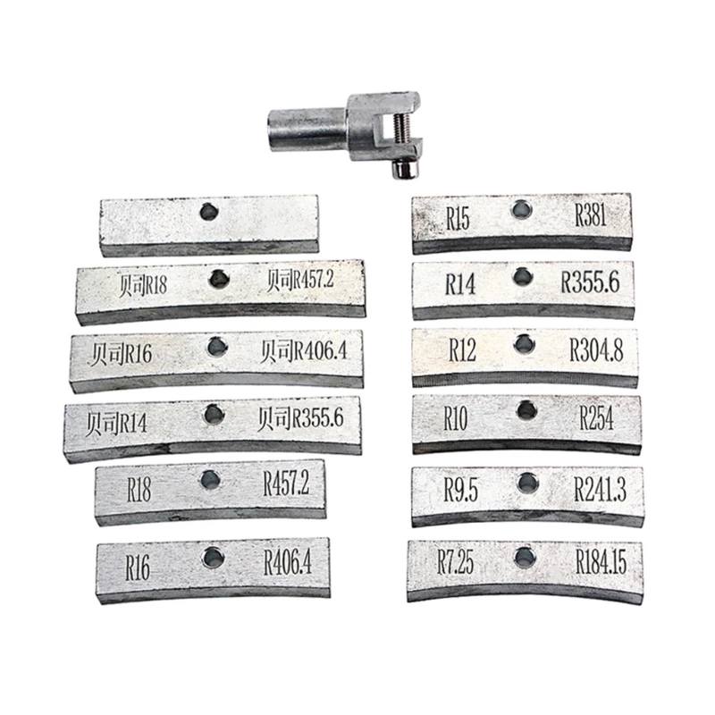 

87HF 13pcs Guitar Repair Tool Metal Press Caul Insert for Bass Guitar Replacement Parts