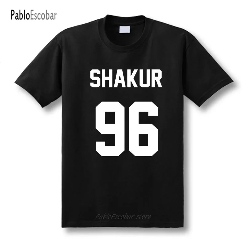 Забавная Новая модная футболка Shakur 96 Tupac 2PAC в повседневном стиле Мужская