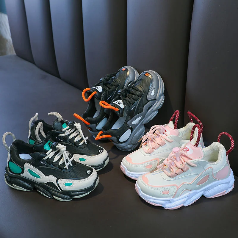 

2021 New Spring Children's Father Shoes Men's And Women's Sports And Leisure Shoes Super Kids Casual shoes Boy's Sneaker shoes