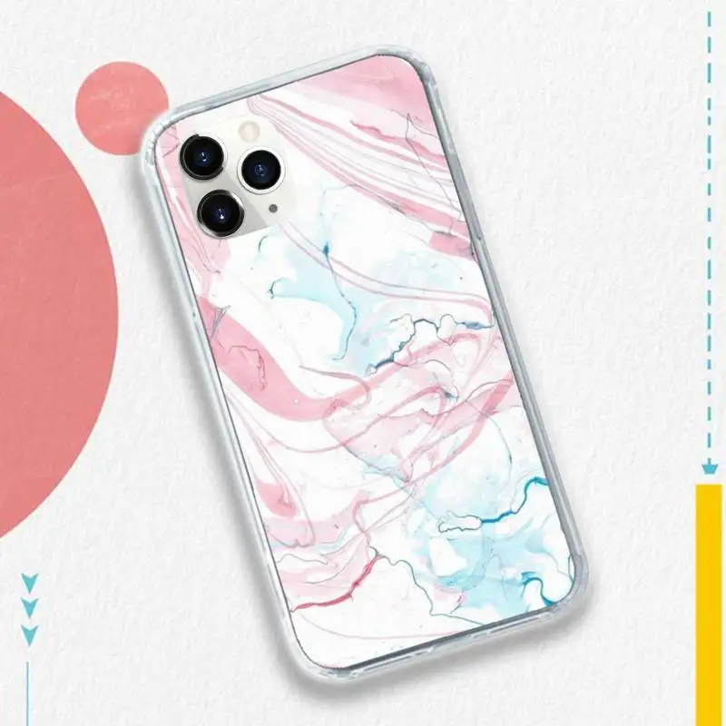 

Colorful pattern marble luxury Phone Case for iPhone 11 12 pro XS MAX 8 7 6 6S Plus X 5S SE 2020 XR