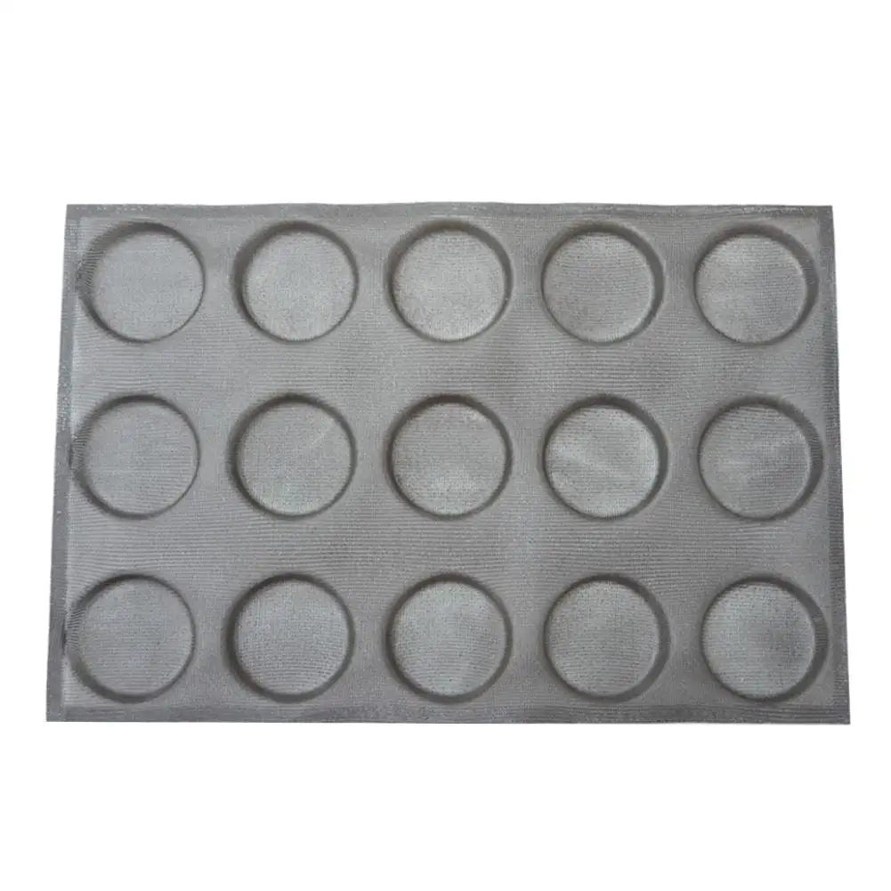 

15 Cavity Round Silicone Cake Mold Pastry Baking Round Jelly Soap Form Ice Cake Decoration Tool Disc Bread Biscuit Mould