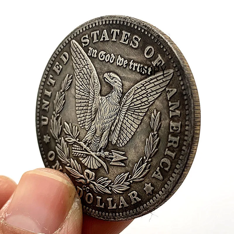 

1881 Hobo Nickel African Lion Pattern Collection Art Copy Morgan Dollar Collectible Antique Imitation Commemorative Coin