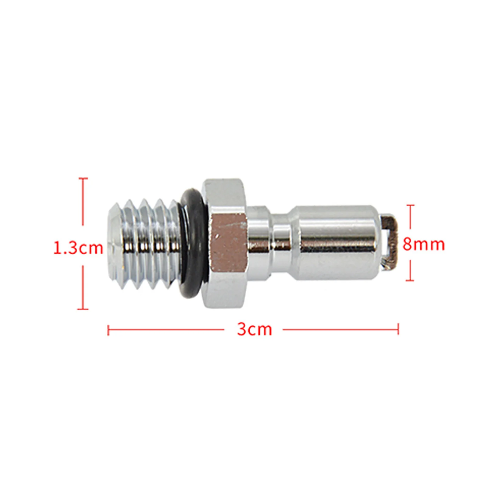

Exhaust Valve Adapter Lightweight Durable Valve Connector Scuba Diving Back Fly BCD Exhaust Valve Adapter K Valve QD-Nipple