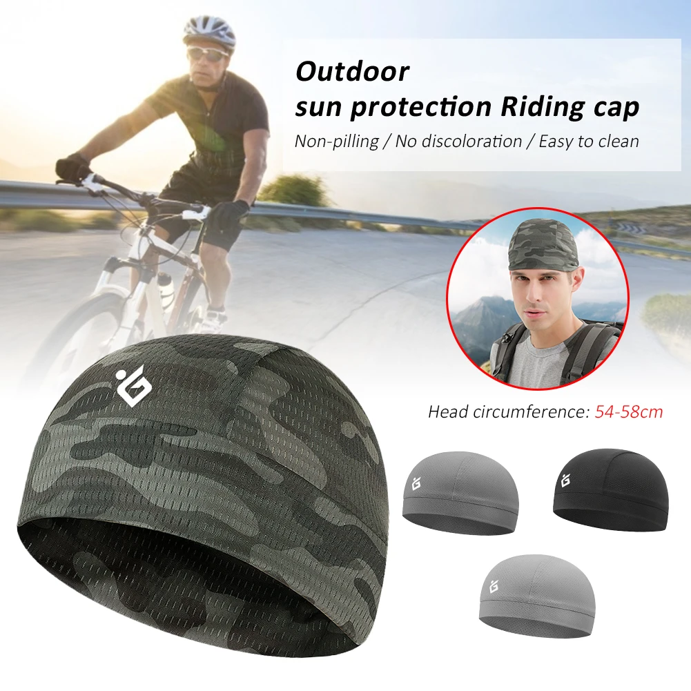 Ice Silk Quick-drying Cap Lightweight Breathable Sweat-absorbent Riding Cap No Odor No Bleaching Easy to Clean Comfortable