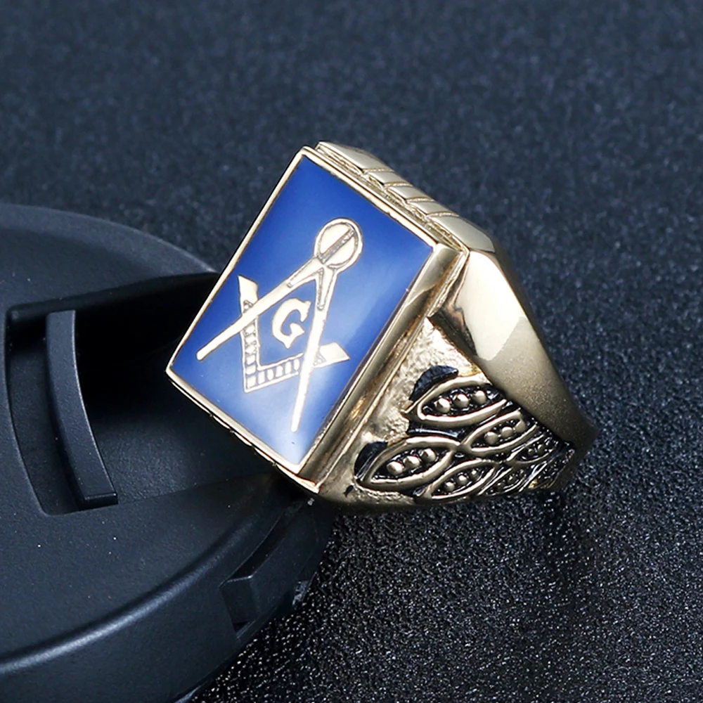 CXQNEWA Нержавеющая сталь панк для мужчин Бесплатная маска символ палец кольцо