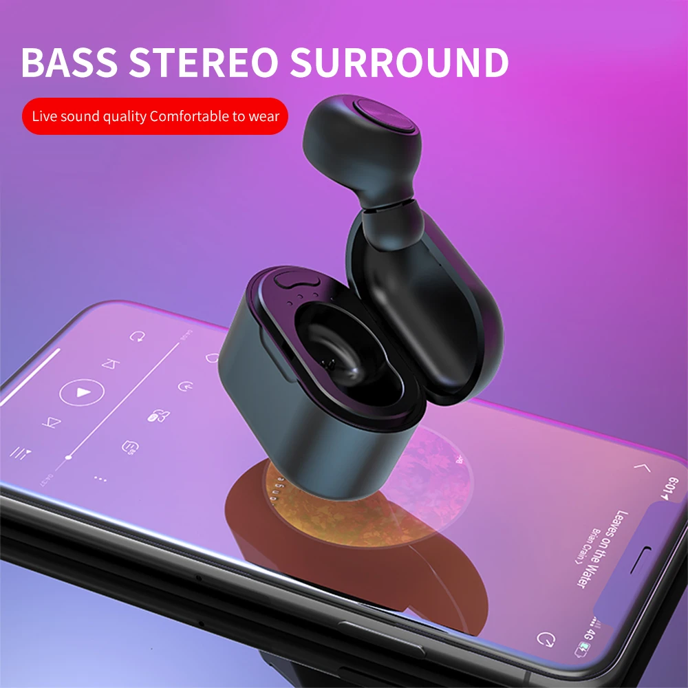 Новые беспроводные наушники F9 Bluetooth 5 0 TWS Hi-Fi мини-наушники-вкладыши Спортивная