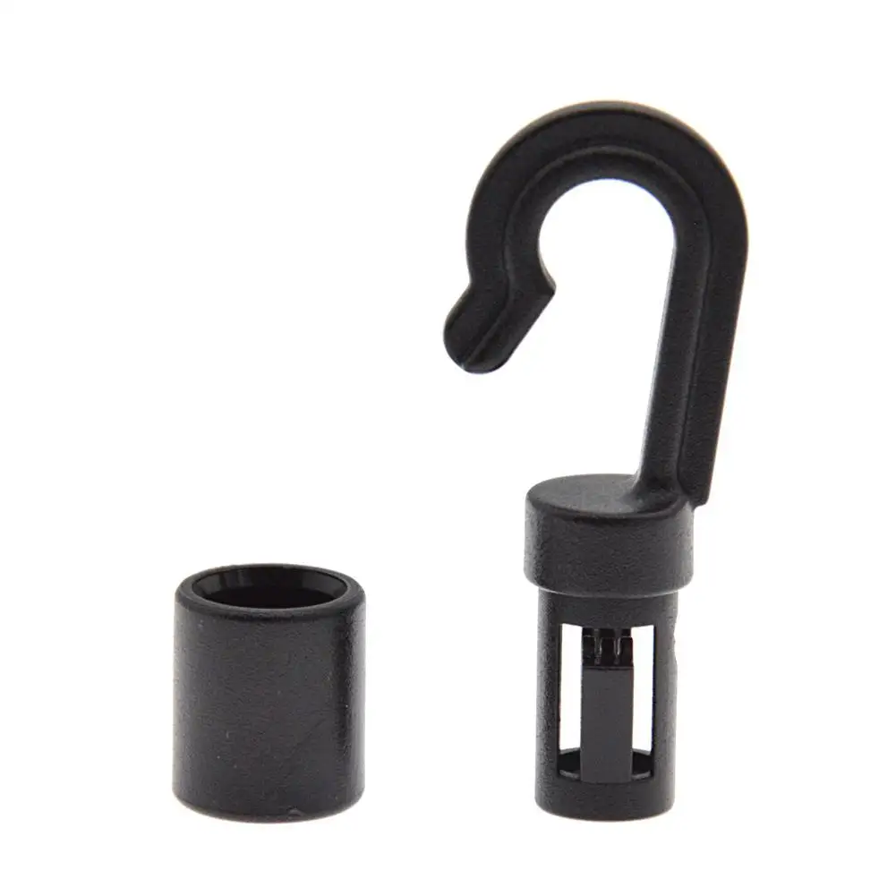 

10 шт. Pom Пластик карабин зажим амортизатор галстуком-бабочкой концы шнура Безопасность блокировки пряжки для веревки на открытом воздухе ла...