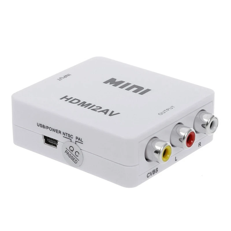 1 шт. HDMI RCA видео и o конвертер адаптер &amp 2-полосная 6P4C RJ11 модульного Телефона