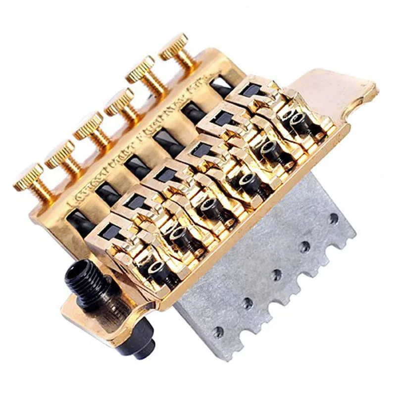 

Gold Tremolo System Double Locking Replacement Guitar Tremolo Bridge 875D