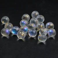 10pcslot 12mm non porous rainbow color round ball loose beads for diy handmade jewelry making finding accessories