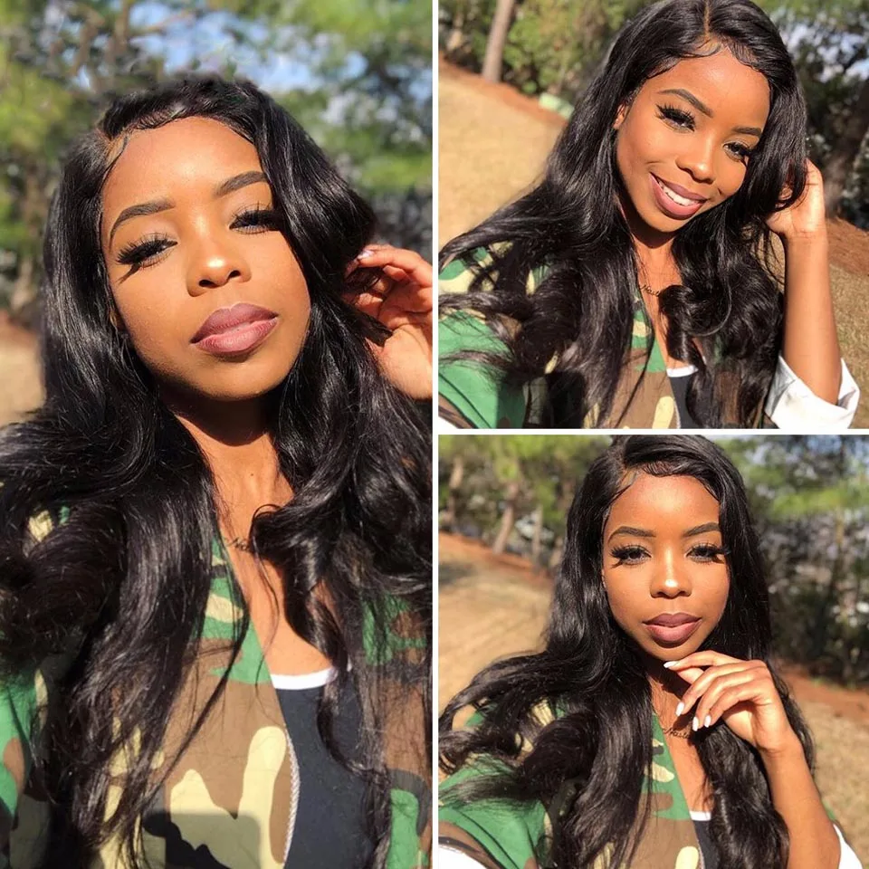 13x4 кружева передние парики из натуральных волос на кружевной основе натуральные