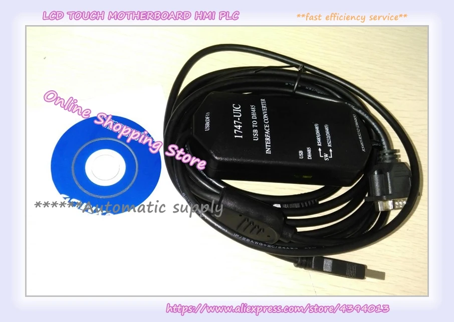 1747 UIC кабель используется для SLC PLC загрузки USB 1747PIC RS232/DH 485 New In Box в