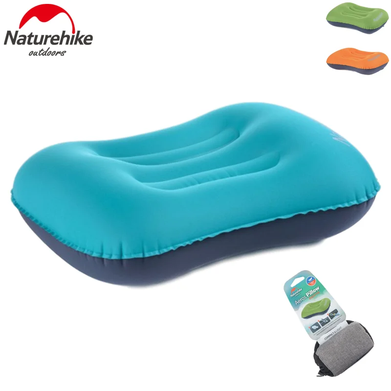 Портативная надувная подушка Naturehike Ультралегкая мягкая из ТПУ для поддержки шеи