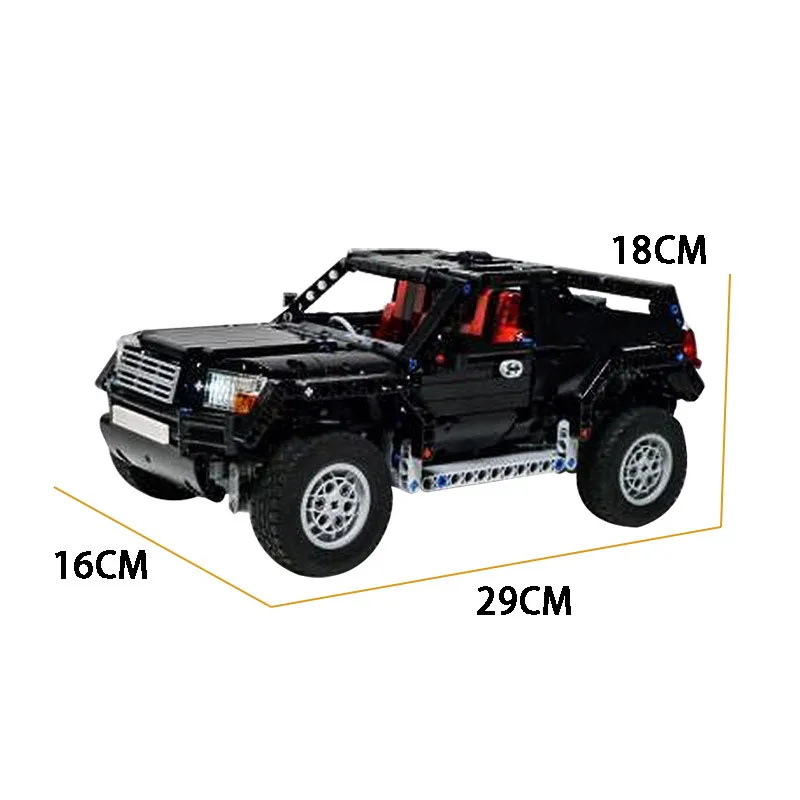 

High-Tech series MOC-2061 AWD SUV full-time four-wheel drive building blocks creative ideal bricks model toys for kids gifts