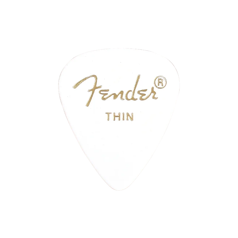 Fender 1 шт. классический медиатор целлюлоидная гитара pick s конфетти акустическая электрическая гладкая гитарная медиатор аксессуары гитарные части - Цвет: C Thin 0.46mm
