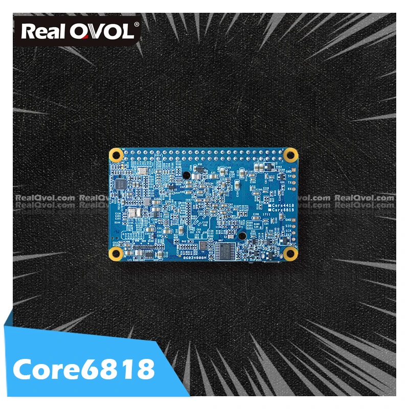 RealQvol Friendlyelec Core6818 1 ГБ ОЗУ 8 eMMC промышленные приложения гигабитная макетная плата