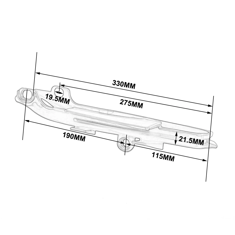 Направляющая для мотоциклетной цепи рычаг-слайдер HONDA CR 125R 250R CRF 250X 450R 450X CR125R CR250R