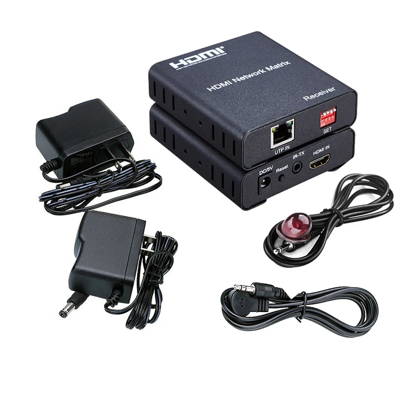 

1080p HDMI Network Matrix Transmitter Receiver Support One To One To Many Multi To One HDMI Switch Splitter HDMI Extender 120m