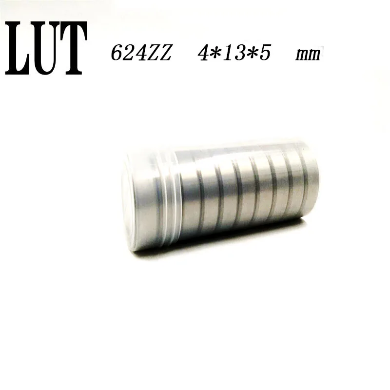 

10PCS High quality ABEC-5 624ZZ 624Z 624 ZZ 4x13x5MM Wire Cutting Machine Miniature R-1340HH deep groove ball bearings