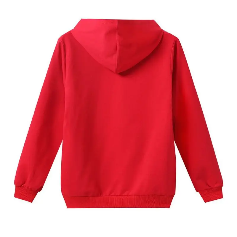 Для мальчиков и девочек Сезон осень зима единорог с капюшоном кофта длинными