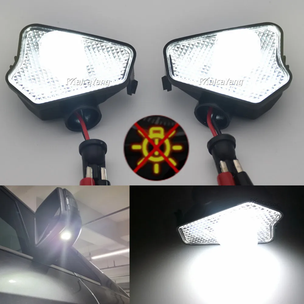

NEW Canbus White LED Under Side Mirror Puddle Lamp For Mercedes Benz W176 X156 W204 W212 W246 W117 W218 W219 W209 W221 C117 W242