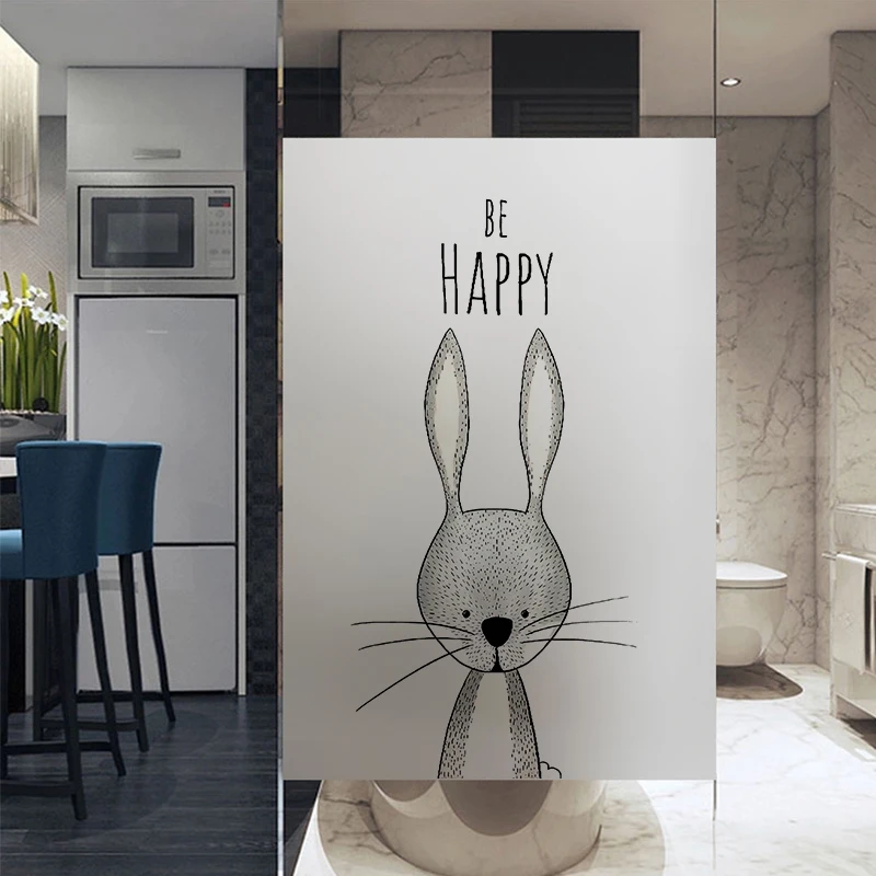 Пленка для окна с изображением Льва слона оленя витражная пленка переносная